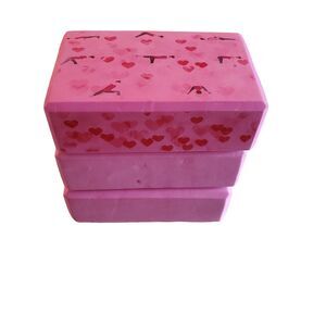 Yoga Blocks x3 Pink Yoga Blocks